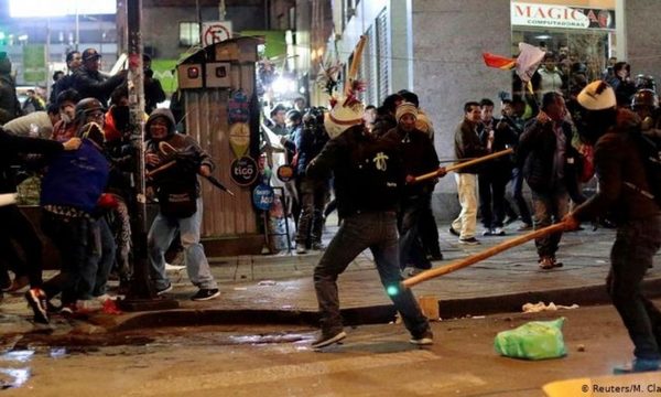 OEA condenó actos de violencia en Bolivia