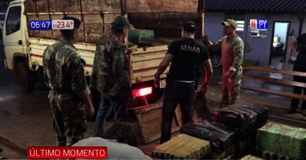 Incautan importante carga de marihuana | Noticias Paraguay