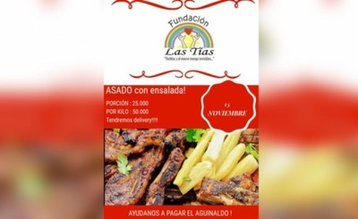 Hogar Las Tías organiza almuerzo para pagar aguinaldos a funcionarias