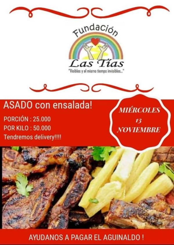 Hogar Las Tías invita a la “Gran Asadeada”