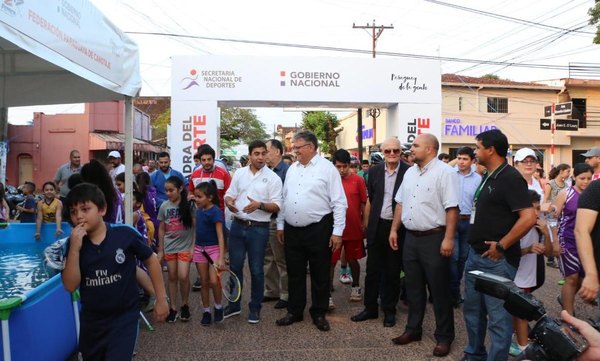 La “Cuadra del Deporte” arrancó en Caaguazú
