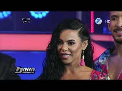 Tremendo cruce entre Marly, Ana y su coach en la presentación de anoche.