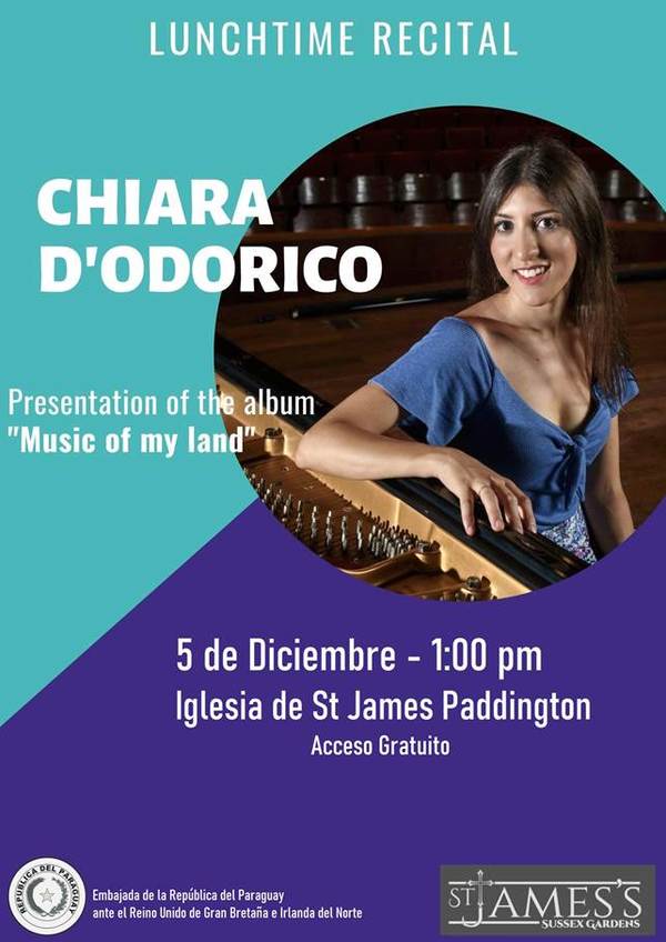 Chiara D’Odorico presentará «Purahei che Retagua» en Gran Bretaña | .::Agencia IP::.