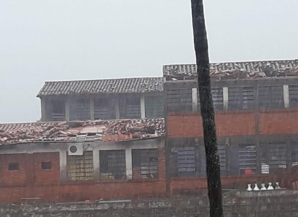 Temporal causó destrozos en Ñemby