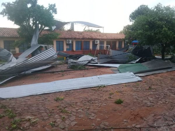 Temporal causó destrozos en Ñemby y alrededores - Nacionales - ABC Color