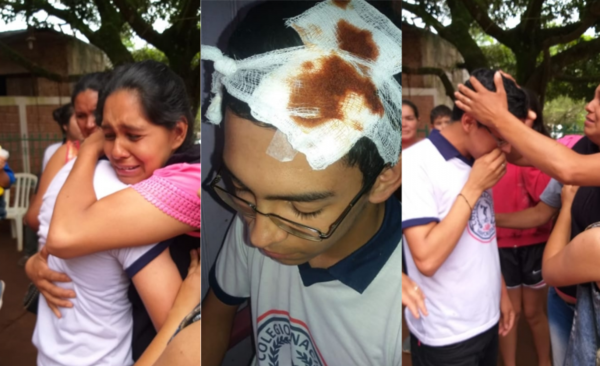HOY / Mayor Otaño: brutal paliza de policías a joven estudiante