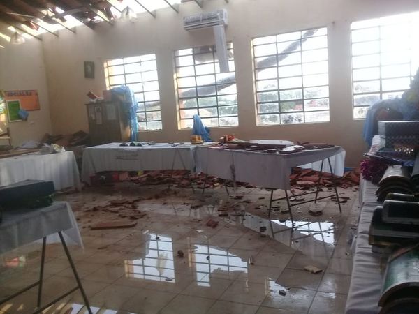 Suspenden las clases en colegio arrasado por temporal - Nacionales - ABC Color