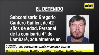 Subcomisario habría ayudado a sicario - Crimen y castigo - ABC Color