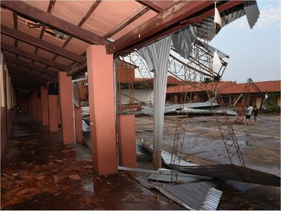 Temporal en Ñemby: "Fueron los minutos más terroríficos de nuestra vida"
