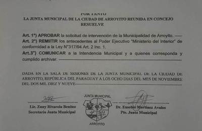 Concejales liberales revén postura y se aprueba pedido de intervención | Radio Regional 660 AM