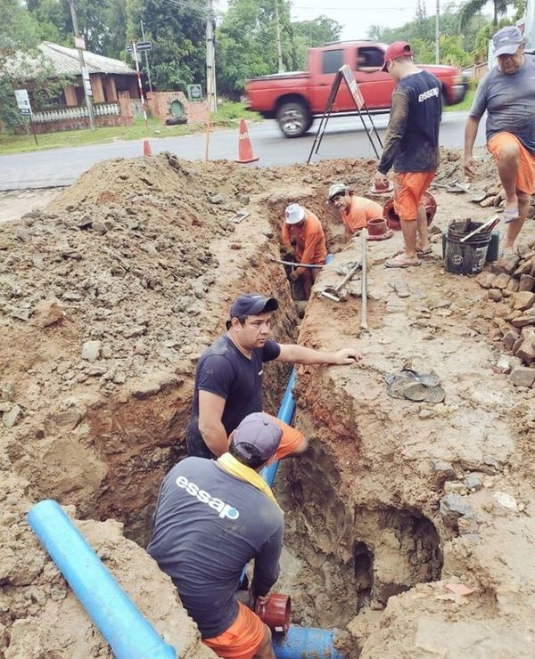 Essap ultima trabajos para nueva planta de tratamiento en San Bernardino