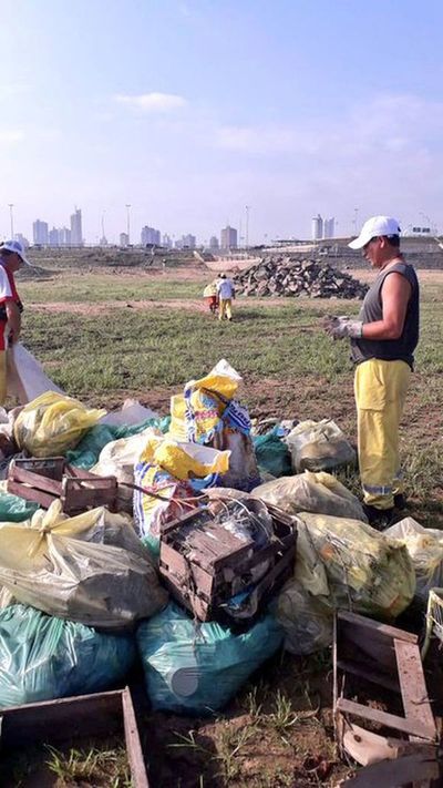 Operativo Copa Sudamericana recolectó 3.560 kilos de basura
