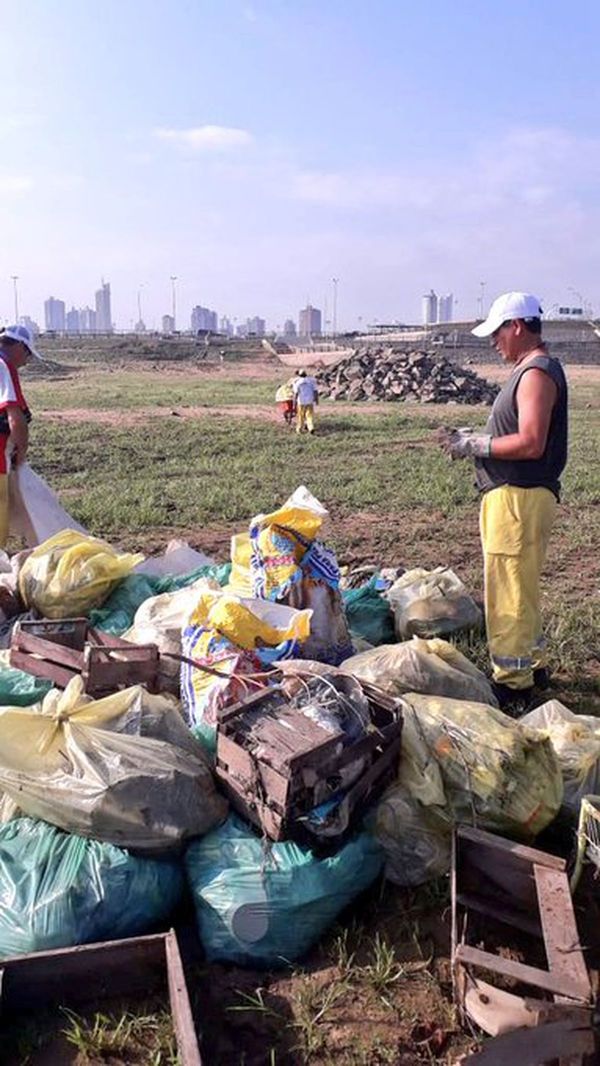 Operativo Copa Sudamericana recolectó 3.560 kilos de basura