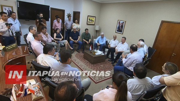 MINISTROS VISITARON ITAPÚA PARA ULTIMAR DETALLES DEL GRAN HOSPITAL DEL SUR