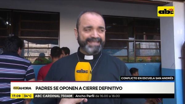 Conflicto en escuela San Andrés: Padres se oponen a cierre definitivo - ABC Noticias - ABC Color