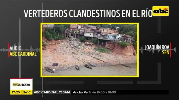 Ribera del río paraguay es un “verdadero vertedero”, según ministro de la SEN - ABC Noticias - ABC Color