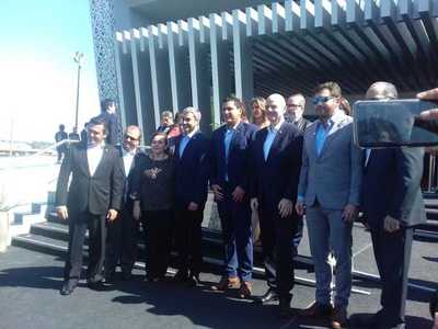 Mario Abdo asiste al acto de inauguración de la sede central de la APF » Ñanduti