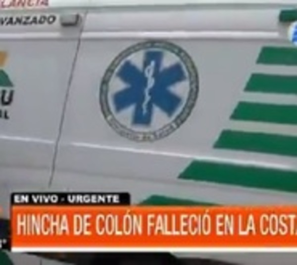 Hincha de Colón fallece en la Costanera  - Paraguay.com
