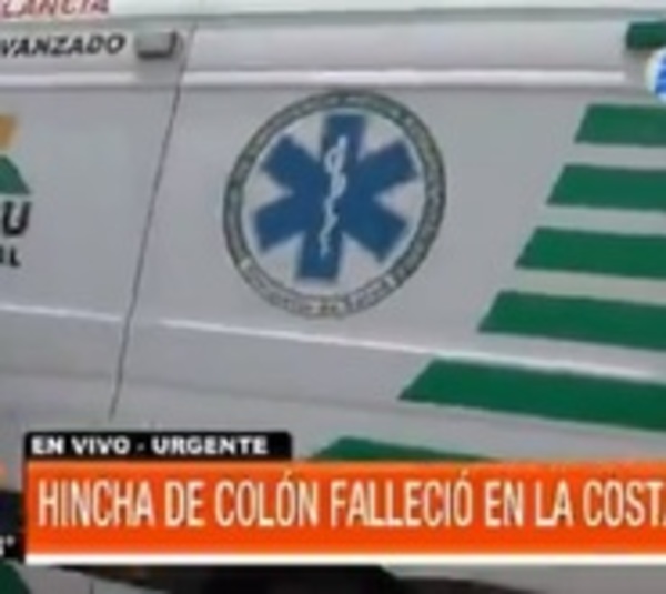 Hincha de Colón fallece en la Costanera - Paraguay.com