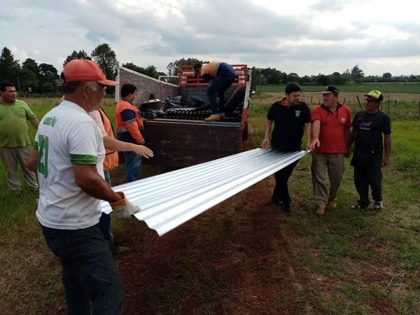 NATALIO: 60 FAMILIAS ASISTIDAS TRAS TEMPORAL DEL PASADO FIN DE SEMANA