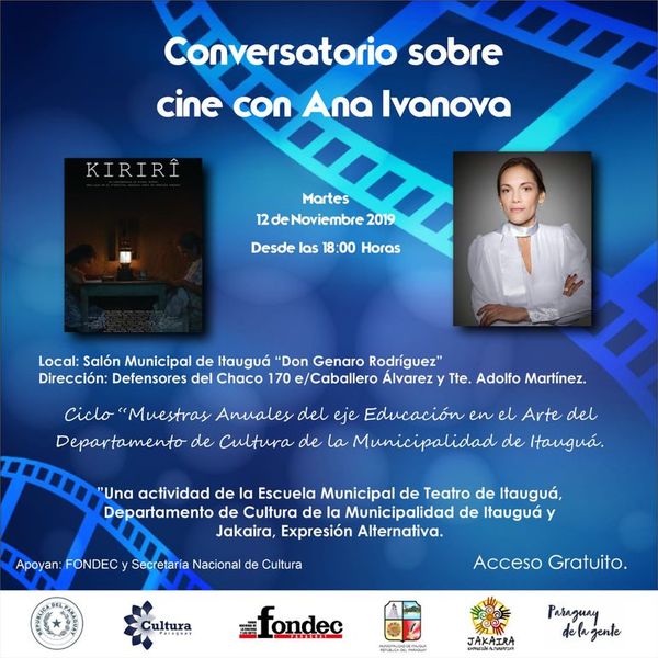 Conversatorio sobre cine en Itauguá - Nacionales - ABC Color