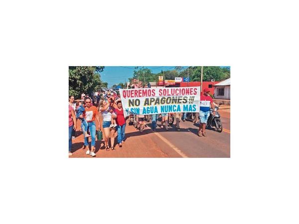 Sanjosianos cerraron PY02, hartos de los constantes cortes de energía