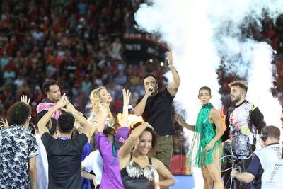 Show musical y “lluvia” de emociones