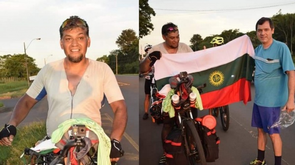 Sueño cumplido; ignaciano llegó en bicicleta a su ciudad natal desde Bs. As. - Digital Misiones