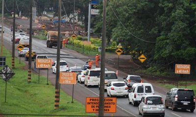 Falta de información genera confusión en el tránsito en zona de obras del multiviaducto