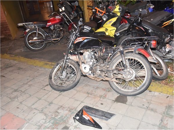 Persecución policial a motochorros termina en accidente de tránsito