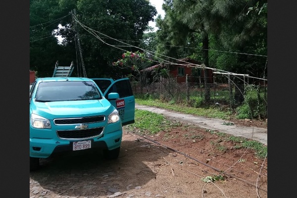 Más de 60 alimentadores averiados tras el temporal en Central