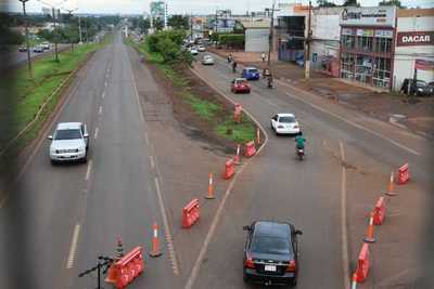 Arrancó el operativo de desvío de tránsito en el Km 7 de CDE