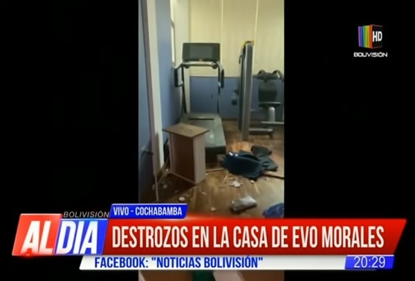 Violentan vivienda de Evo Morales en Cochabamba