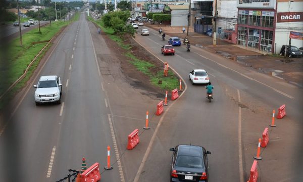 Arrancó el operativo de desvío de tránsito en el Km 7 de CDE