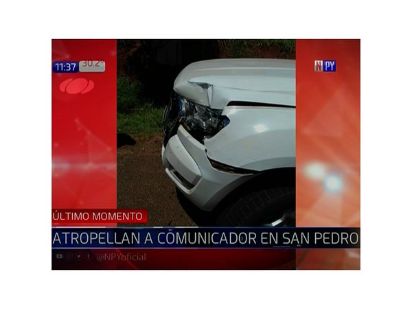Vehículo de comitiva presidencial atropella y mata a comunicador
