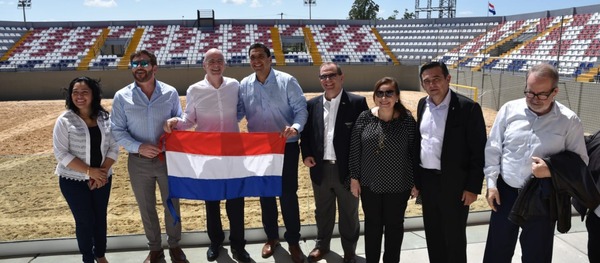 Todo preparado para el Mundial de Fútbol de Playa en Luque