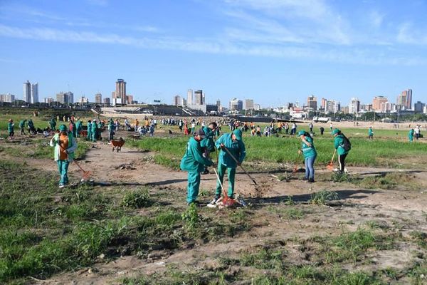 Sacan 30.000 kilos de basura de la Costanera de Asunción - Nacionales - ABC Color