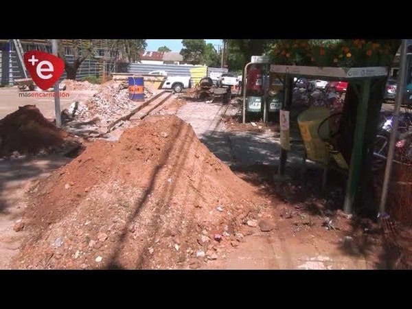 EJECUTAN OBRAS EN LA PLAZA MARISCAL LÓPEZ DE ENCARNACIÓN