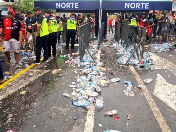 Final de Copa Sudamericana dejó unos 65.000 kilos de basura