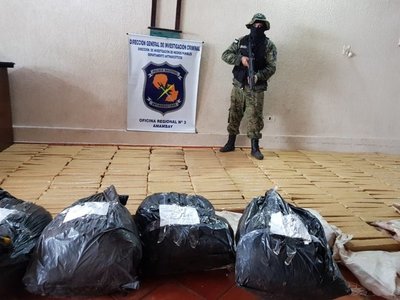 Incautan 409 kilos de marihuana en Pedro Juan Caballero
