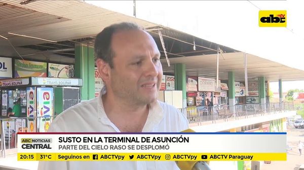Susto en la terminal de Asunción - ABC Noticias - ABC Color