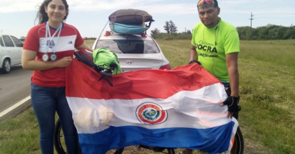 Pedalea desde ashá  para ver a la Virgencita