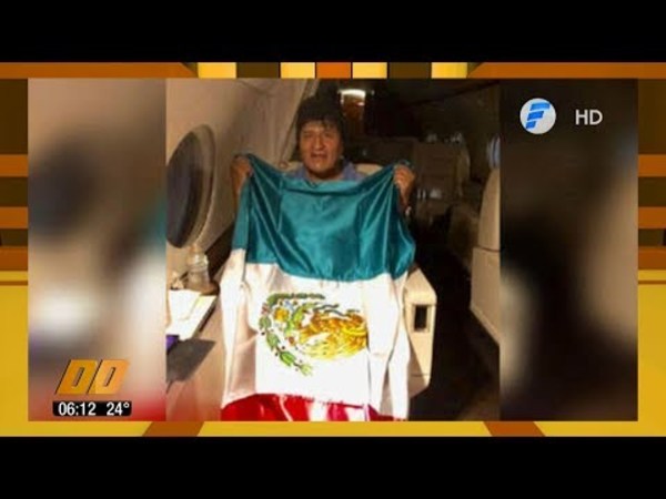 Evo Morales rumbo a México