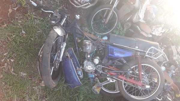 Choque frontal entre motocicletas deja una fallecida en Minga Guazú