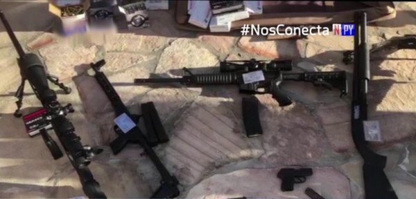 Incautan arsenal de guerra en Lambaré | Noticias Paraguay