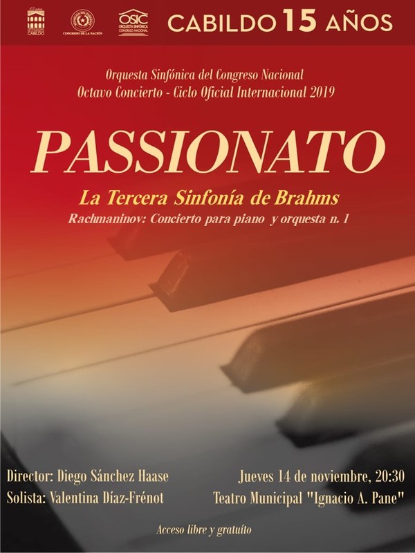 La OSIC se despide de su temporada 2019 con la 3era de Brahms | .::Agencia IP::.