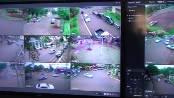 Instalan cámaras de vigilancia para combatir inseguridad en Pdte. Franco