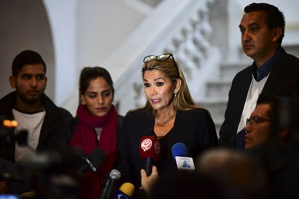 Senadora Añez espera asumir como presidenta interina de Bolivia