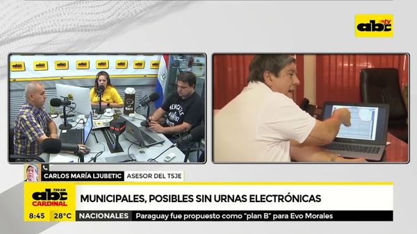 Municipales, posibles sin urnas electrónicas - ABC Noticias - ABC Color