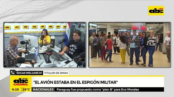 Avión de Evo hizo escala en Paraguay - ABC Noticias - ABC Color